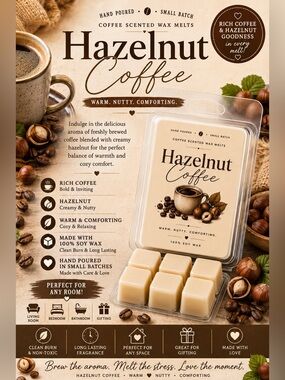 ☕ Hazelnut Coffee Wax Melts ☕